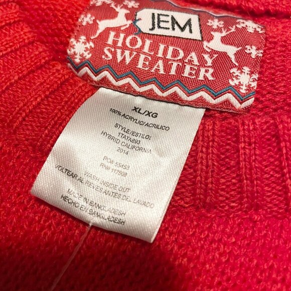 Jem Holiday Sweater Christmas Tree Womens Size XL - Picture 4 of 15